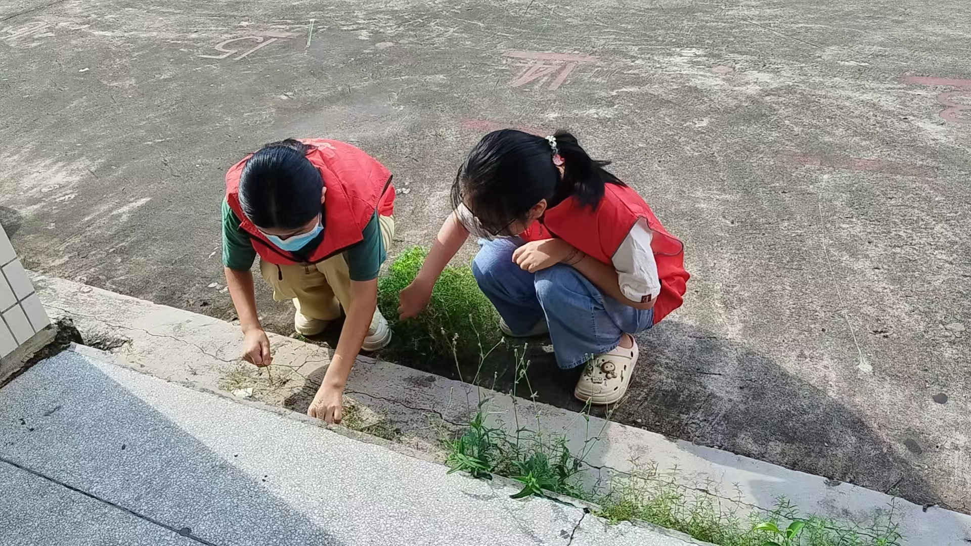 鹤山坡巾帼志愿队开展校园清洁行动：守护开学季，筑牢健康防线-5.jpg